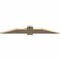 Ekena Millwork Eugene Rough Sawn Timber Gable Bracket, Douglas Fir, 60"W x 10"H x 2"D x 6"F, 4/12 Pitch GBW060X10X0206EUG00RDF - alternate 2